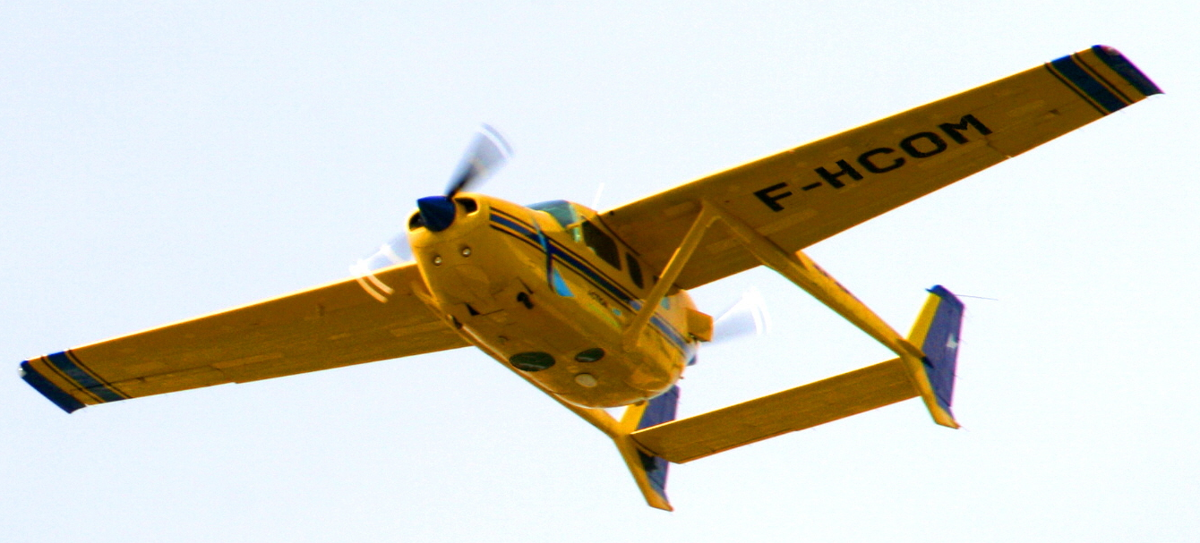 Avion de la thermographie aérienne